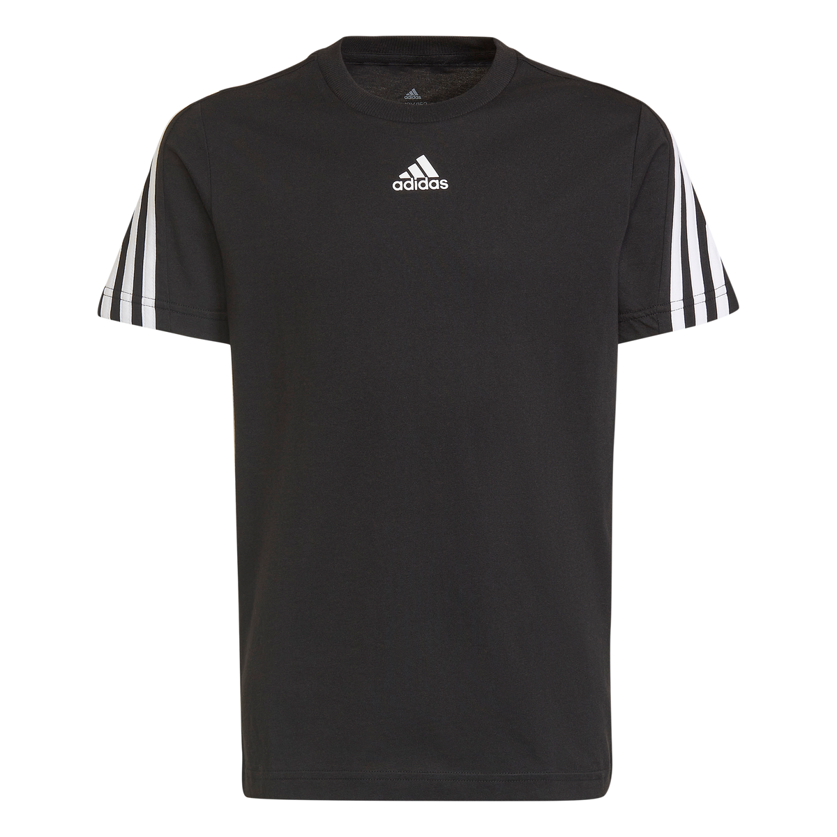 Adidas Future Icons 3 Stripes Tee Boys Blackwhite Mckeever Sports Uk 0068