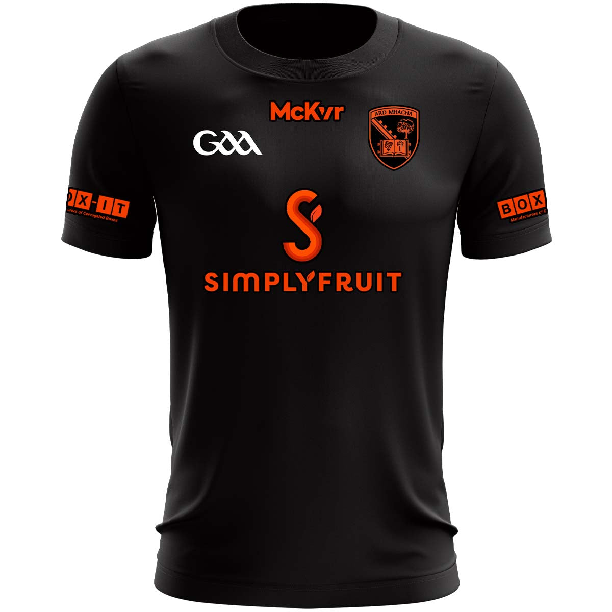 Mc Keever Armagh GAA Away Jersey - Infants - Black