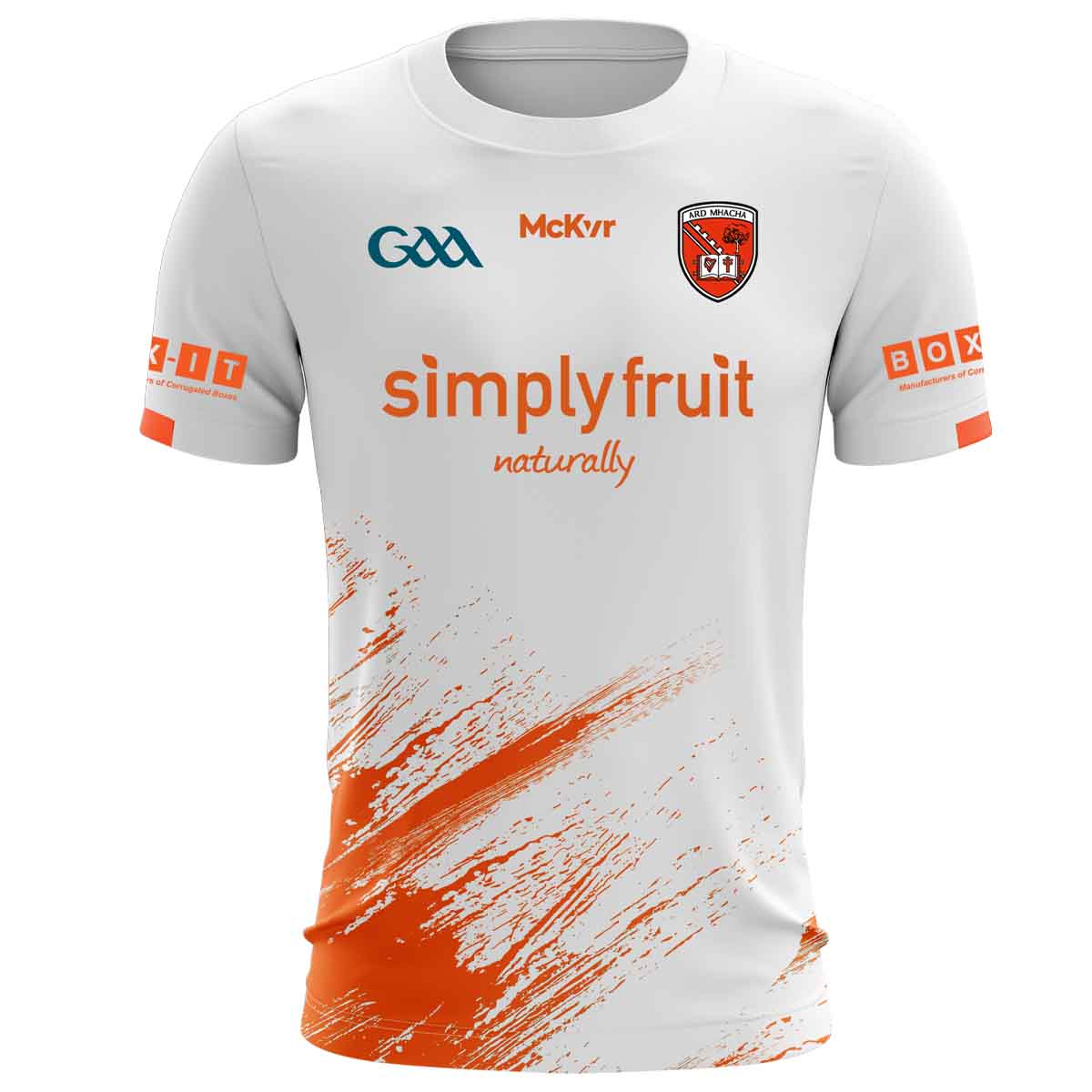 Mc Keever Armagh GAA Official Training Jersey - Youth - White