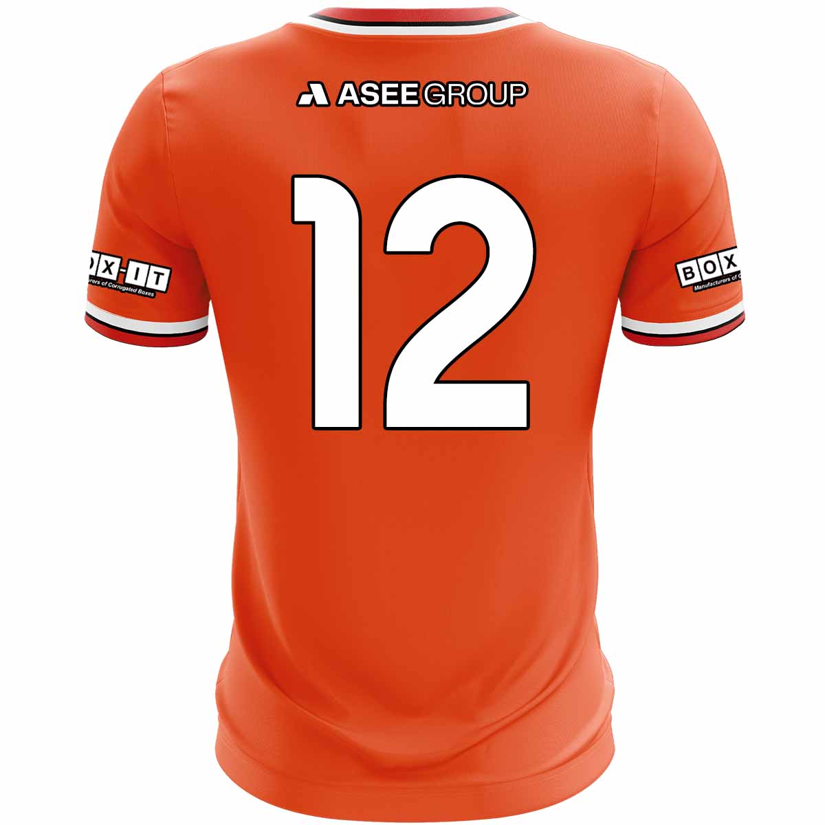 Mc Keever Armagh GAA Numbered Home Jersey - Adult - Orange Player Fit