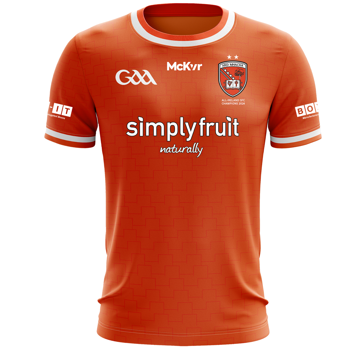 Mc Keever Armagh GAA Official All Ireland Winners Jersey - Adult - Orange