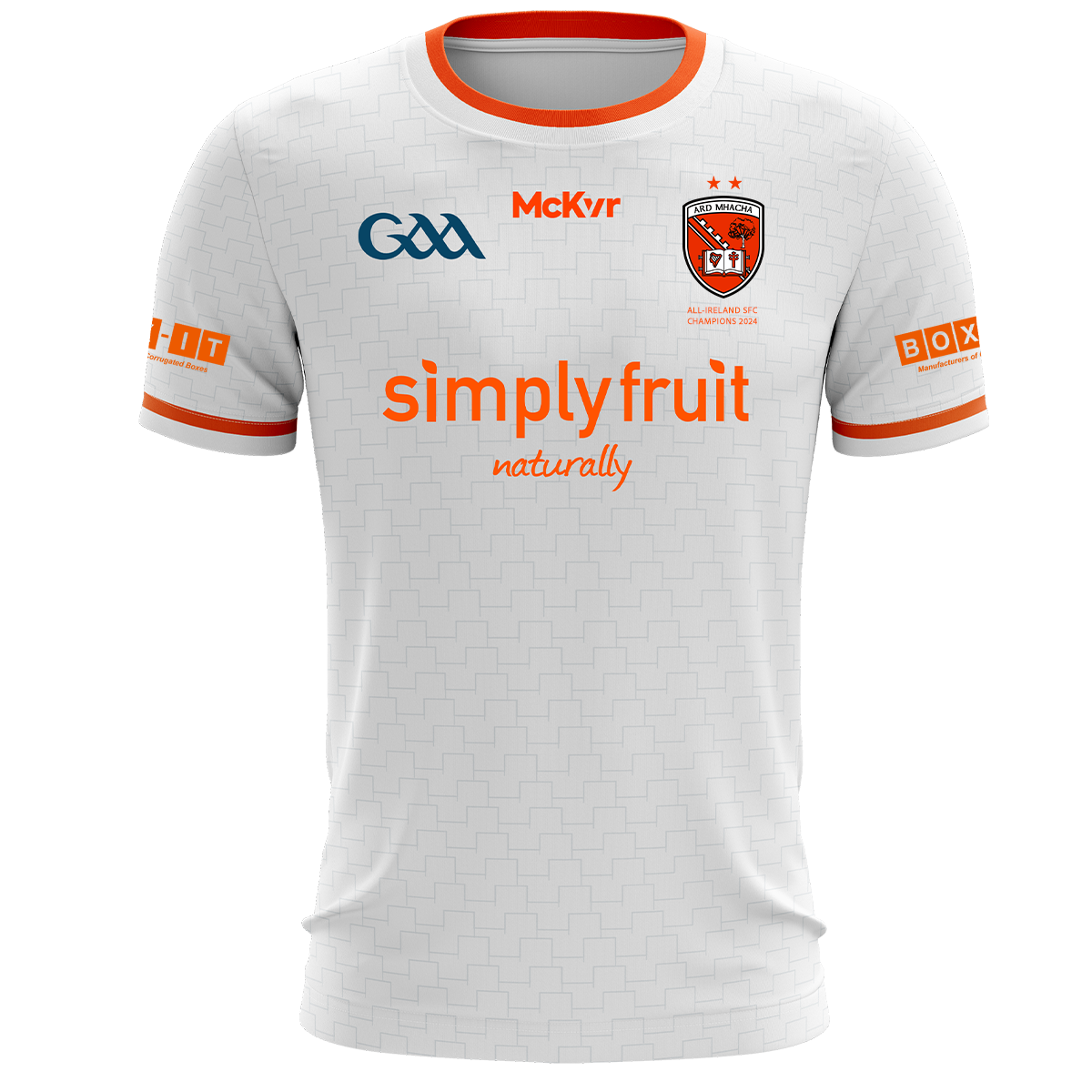 Mc Keever Armagh GAA Official All Ireland Winners Jersey - Adult - Whi ...