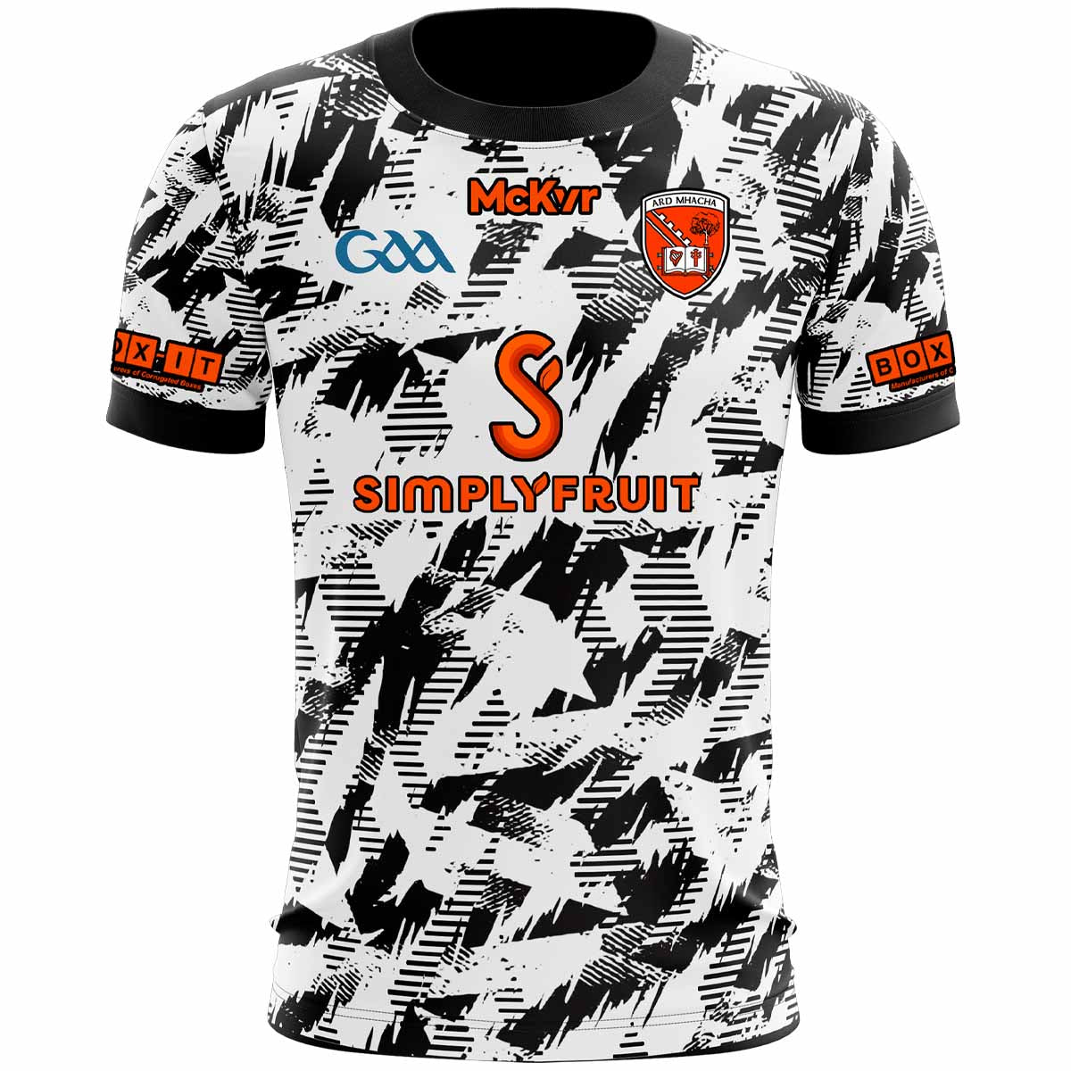 Mc Keever Armagh GAA Goalkeeper Jersey - Youth - White/Black