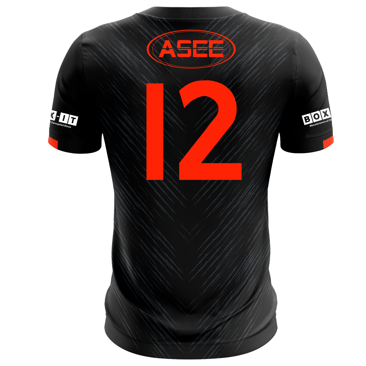 Mc Keever Armagh GAA Official Numbered Away Jersey - Youth - Black/Orange