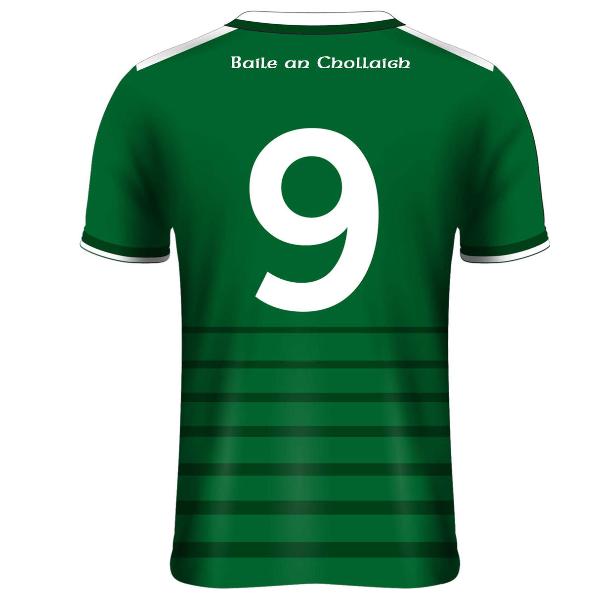 Mc Keever Ballincollig GAA Numbered Home Jersey - Adult - Green/White Player Fit