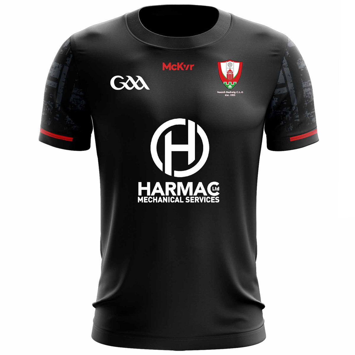 Mc Keever Dromahair GAA Playing Jersey - Adult - Black