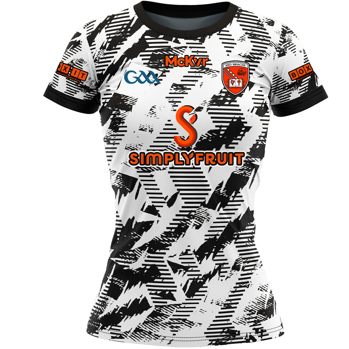 Mc Keever Armagh GAA Goalkeeper Jersey - Womens - White/Black