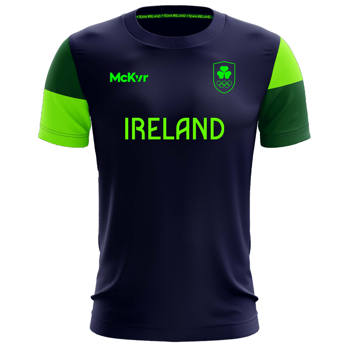 Mc Keever Team Ireland Lightweight Tee - Womens - Navy