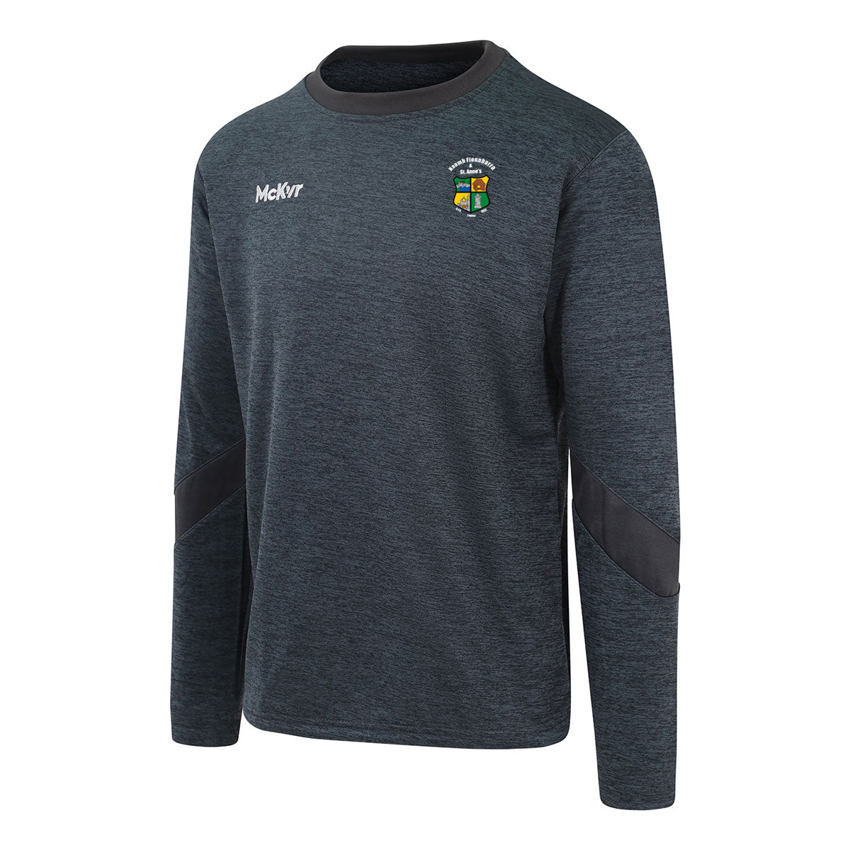 Mc Keever Naomh Fionnbarra & St Anne's GFG Core 22 Sweat Top - Adult - Charcoal