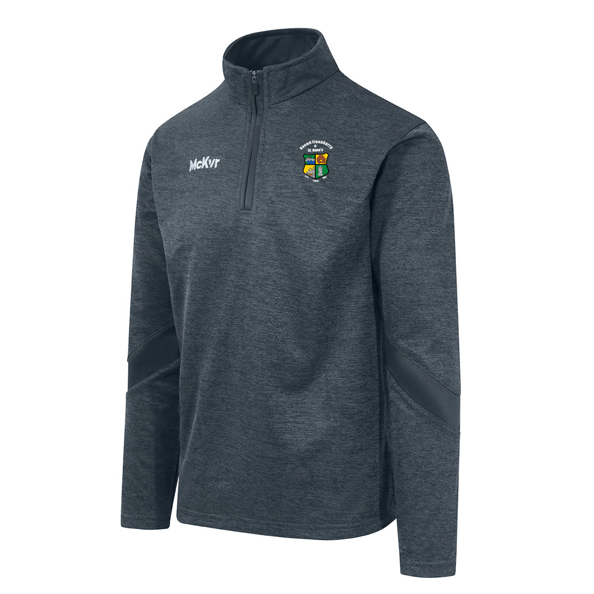 Mc Keever Naomh Fionnbarra & St Anne's GFG Core 22 1/4 Zip Top - Youth - Charcoal