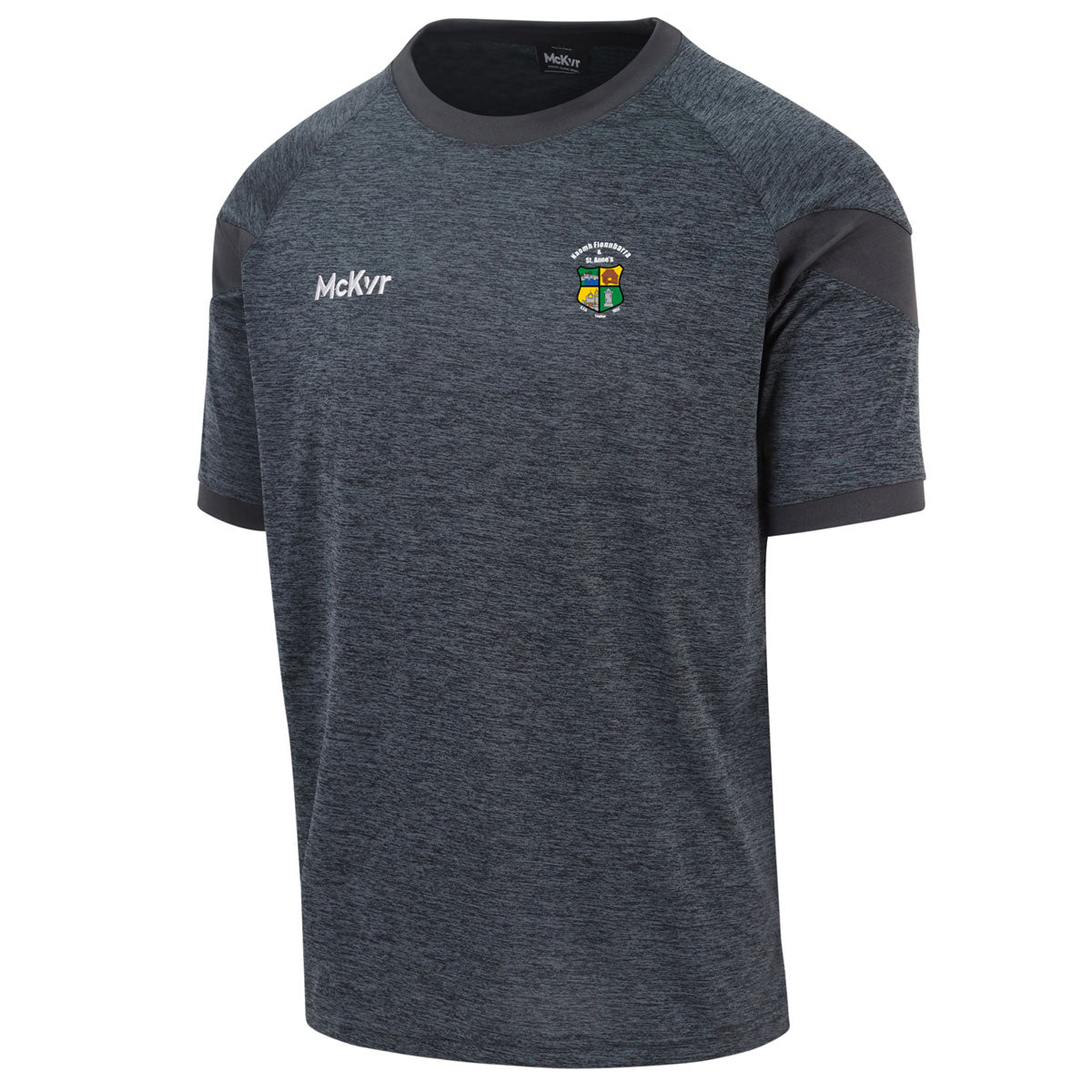 Mc Keever Naomh Fionnbarra & St Anne's GFG Core 22 T-Shirt - Youth - Charcoal