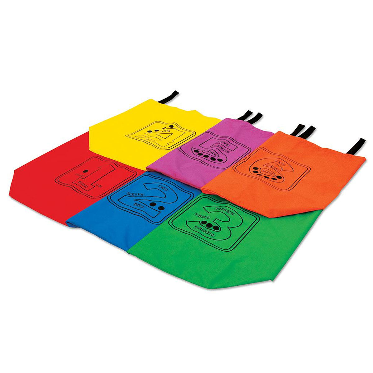 Active Play Numbered 1-6 Jumping Sacks (Pack of 6)