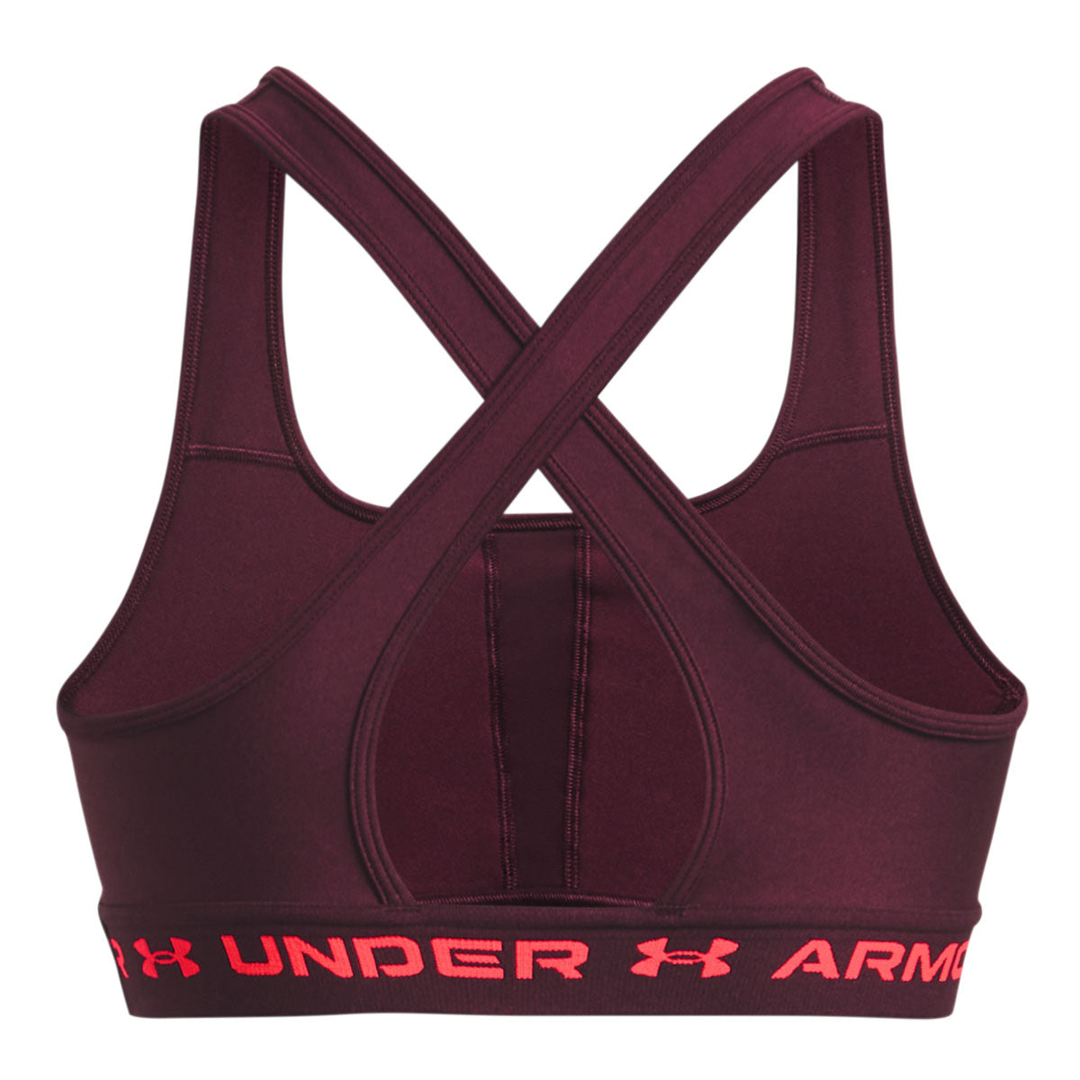 Under Armour Mid Crossback Sports Bra - Womens - Dark Maroon/Beta –  McKeever Sports UK