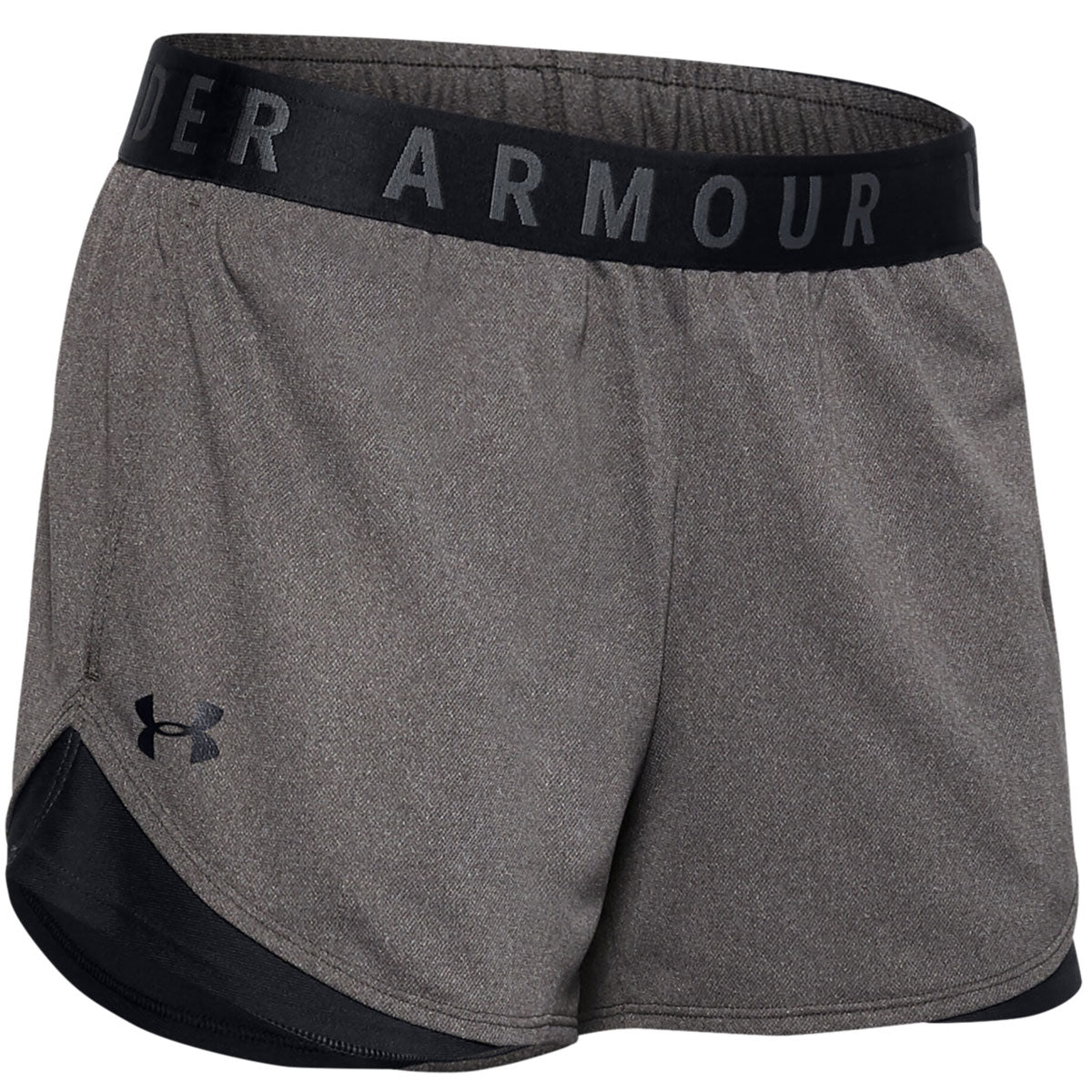 Under Armour Play Up 3.0 Training Shorts - Womens - Carbon Heather/Black