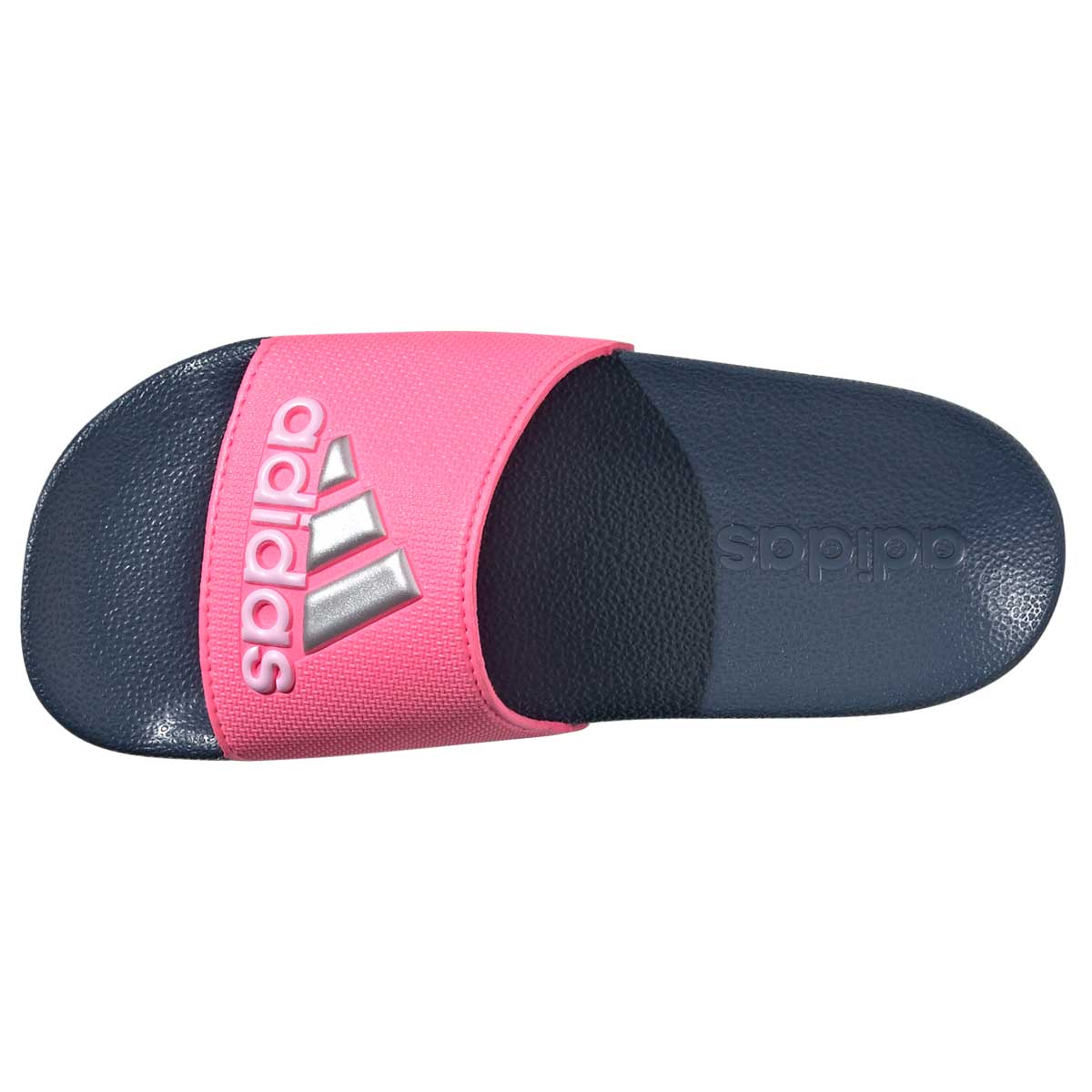 Pink adidas cloudfoam slides online