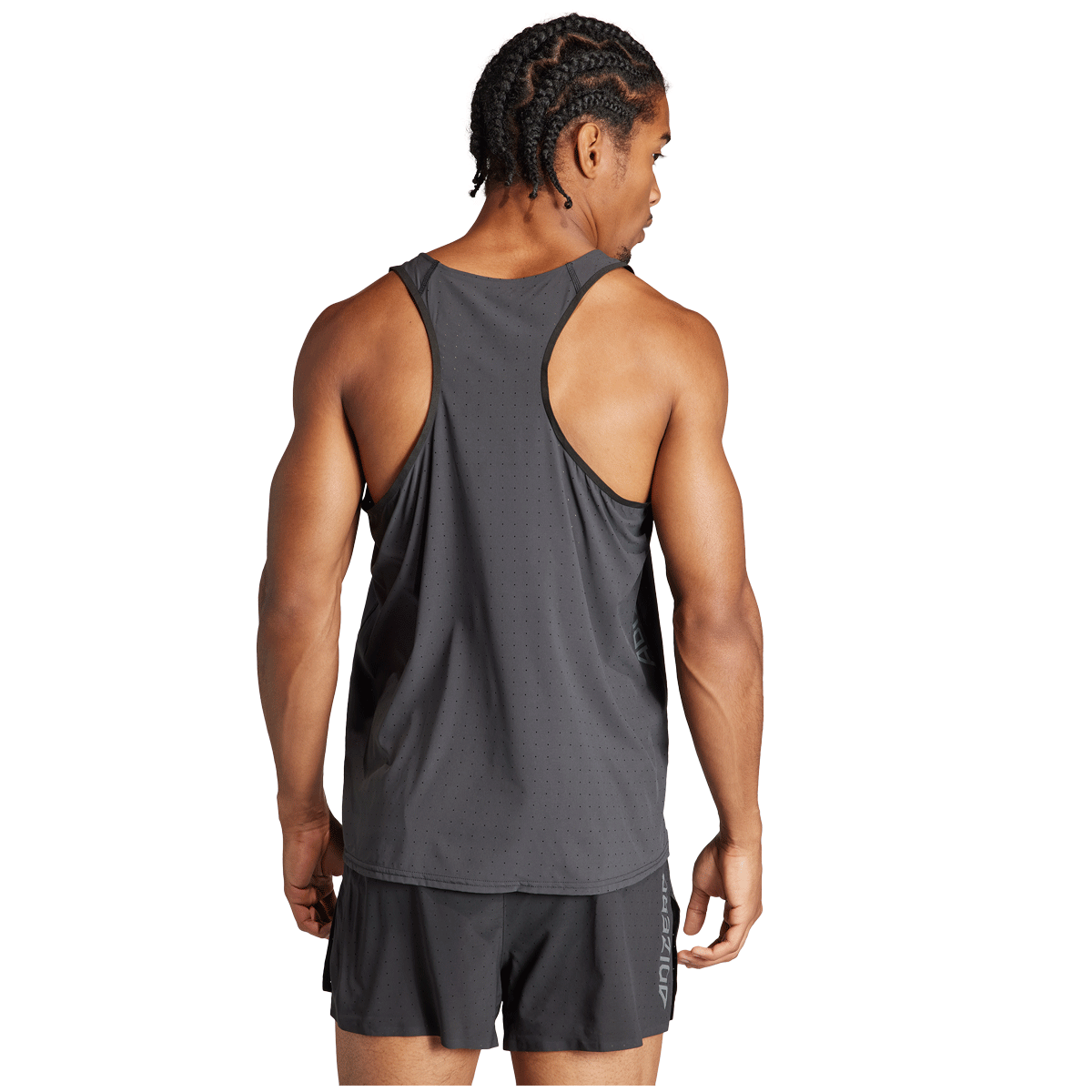 adidas Adizero Singlet Mens Black McKeever Sports UK