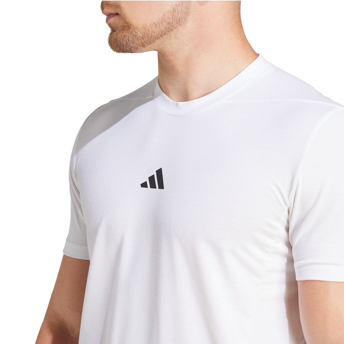 adidas Designed For Training Workout Tee - Mens - White