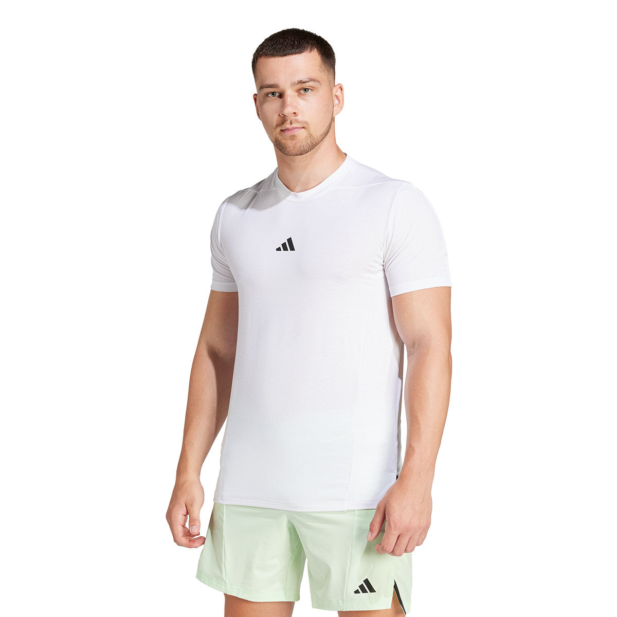 adidas Designed For Training Workout Tee - Mens - White