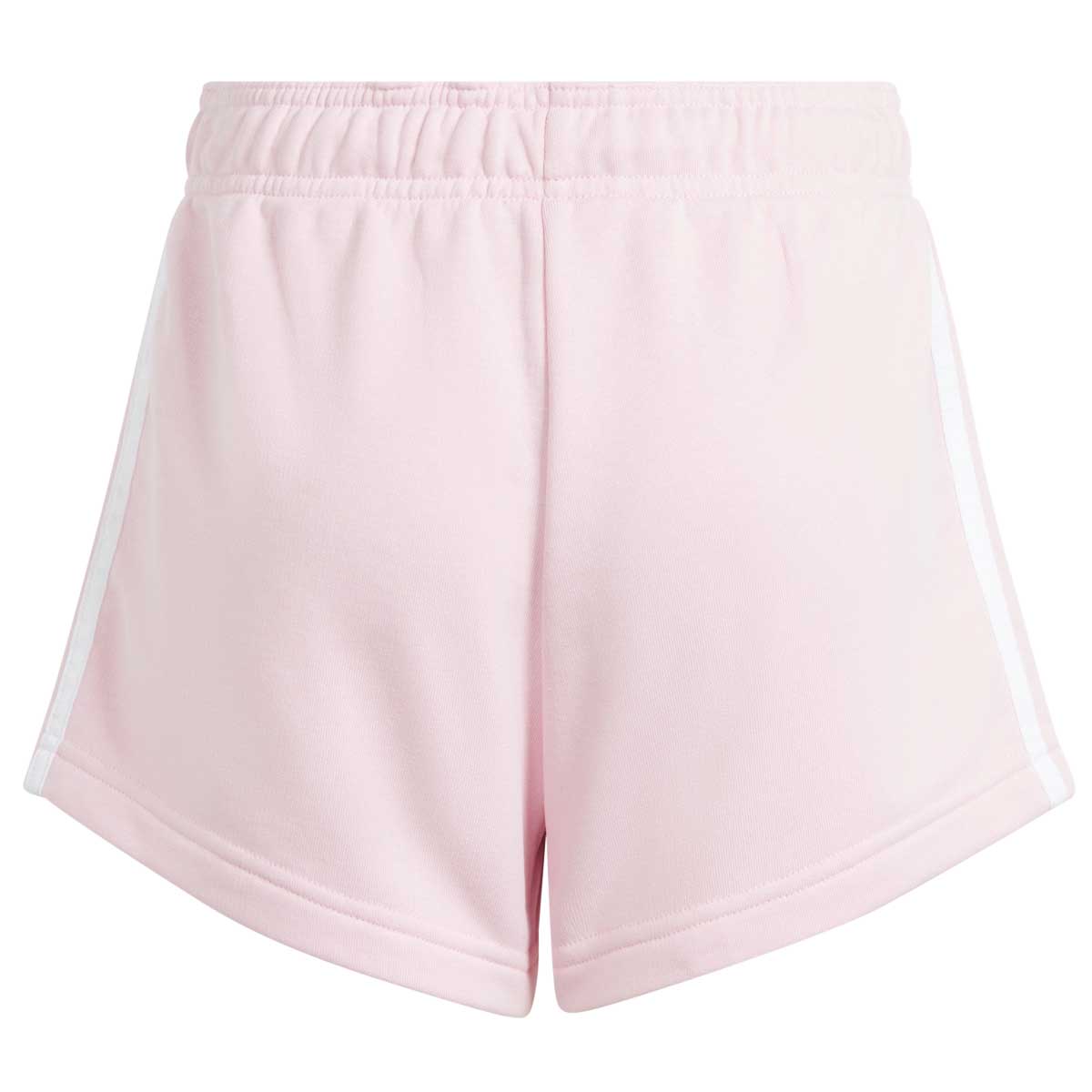 adidas Essentials 3 Stripe Shorts - Girls - Pink/White