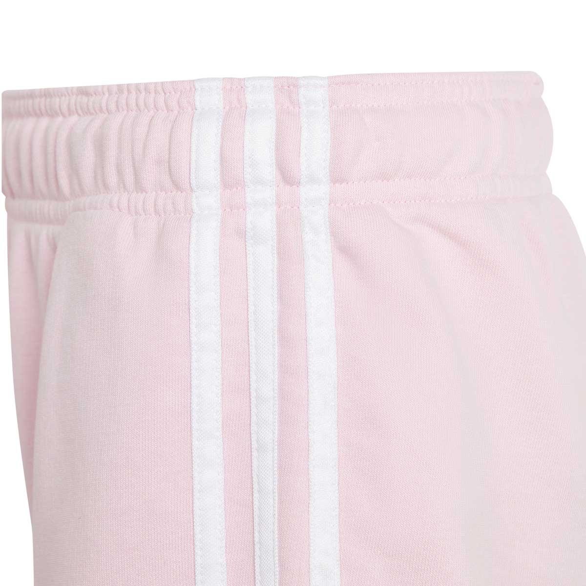 adidas Essentials 3 Stripe Shorts - Girls - Pink/White