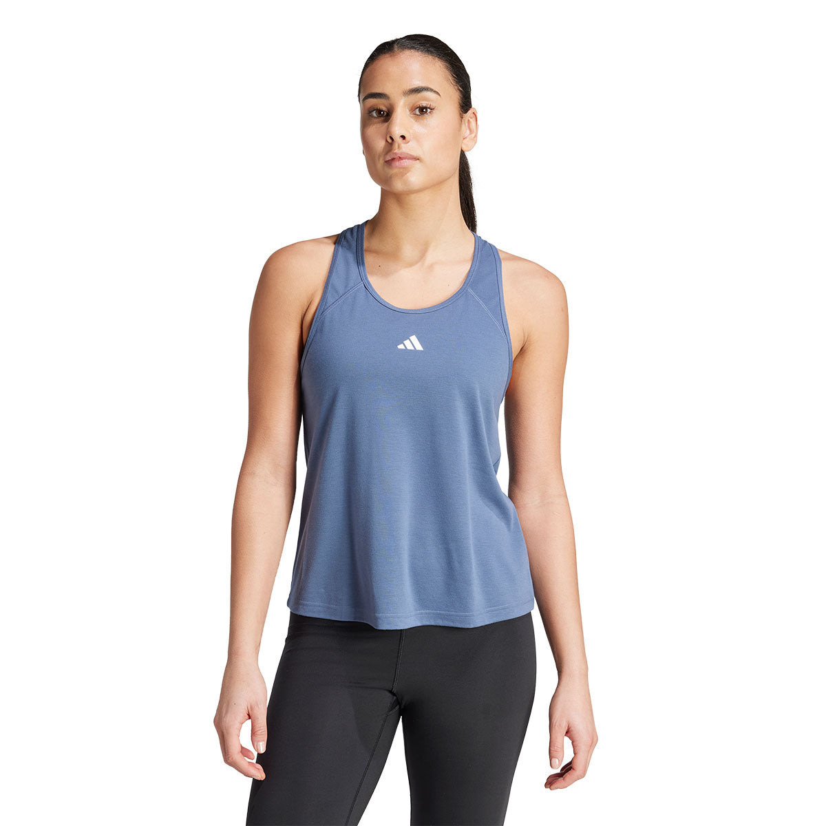 adidas Training Essentials Minimal Tank Top - Womens - Preloved Ink