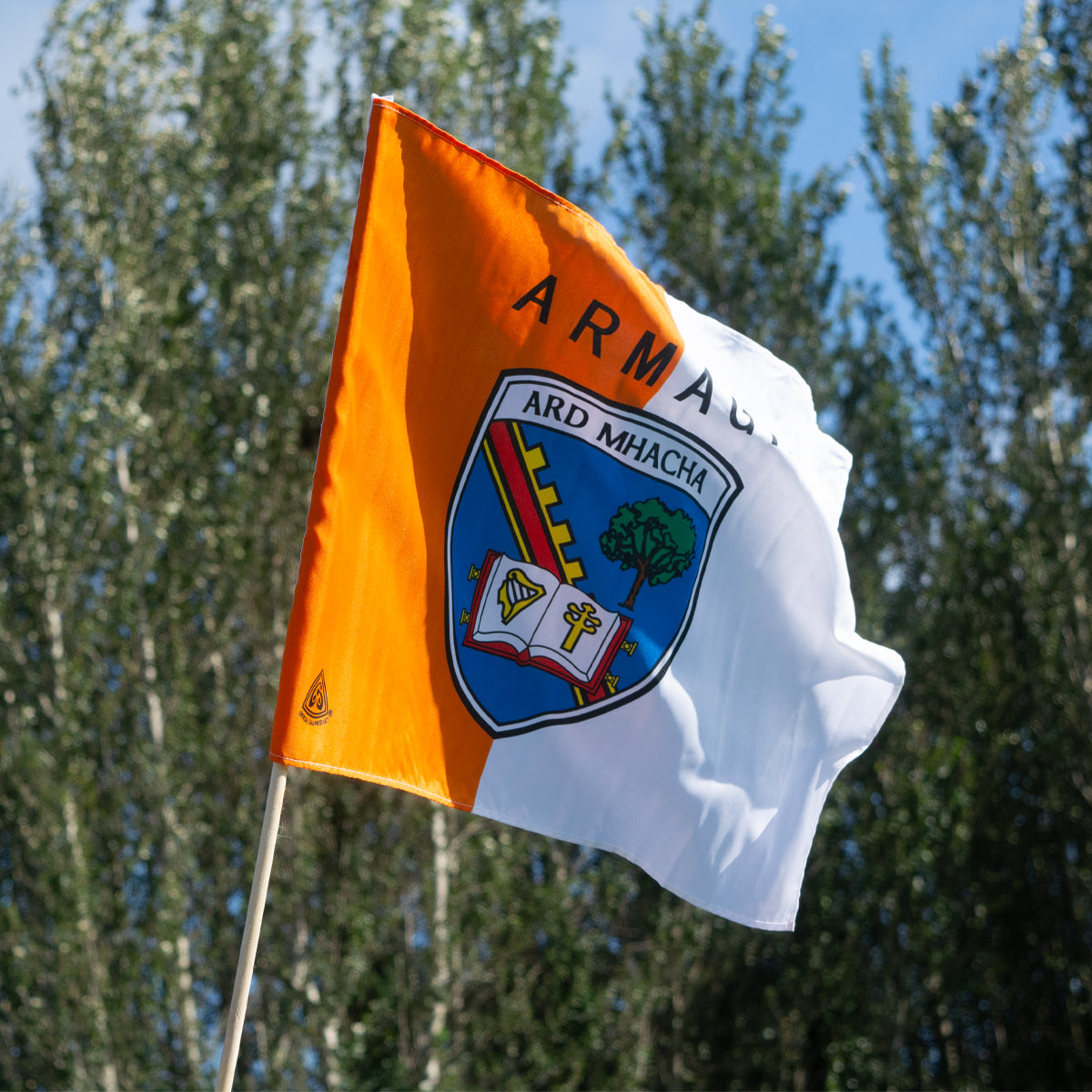 Mc Keever Sports Armagh County GAA Flags 18 x 24 (With Pole)