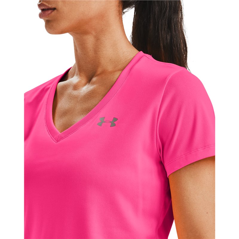 Under Armour Women's Short Sleeve UA Tech V-Neck Tee - 1255839-653