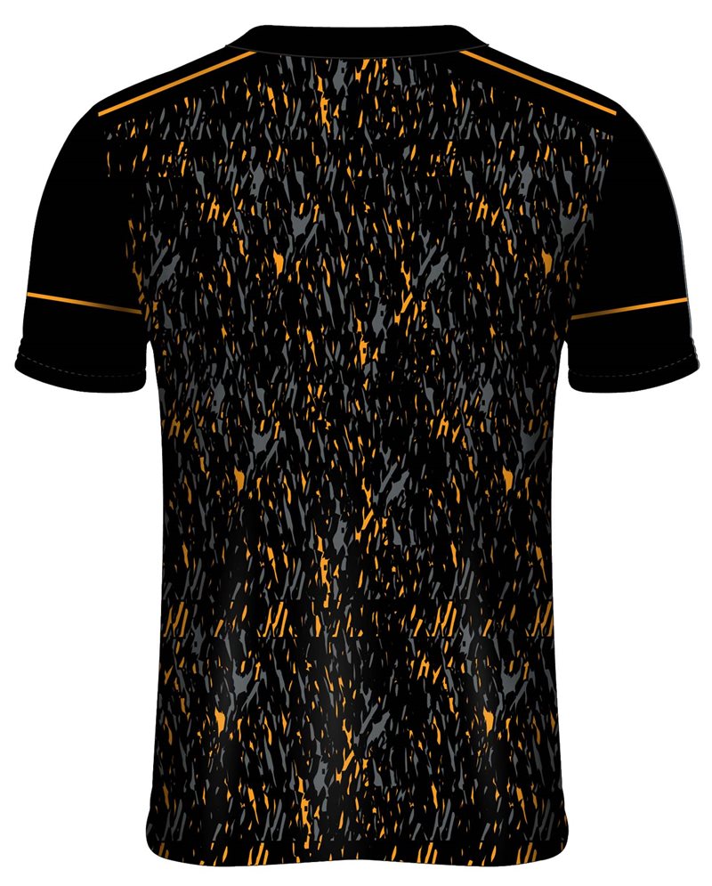 Mc Keever Wild Geese GAA Training Jersey - Youth - Black/Amber