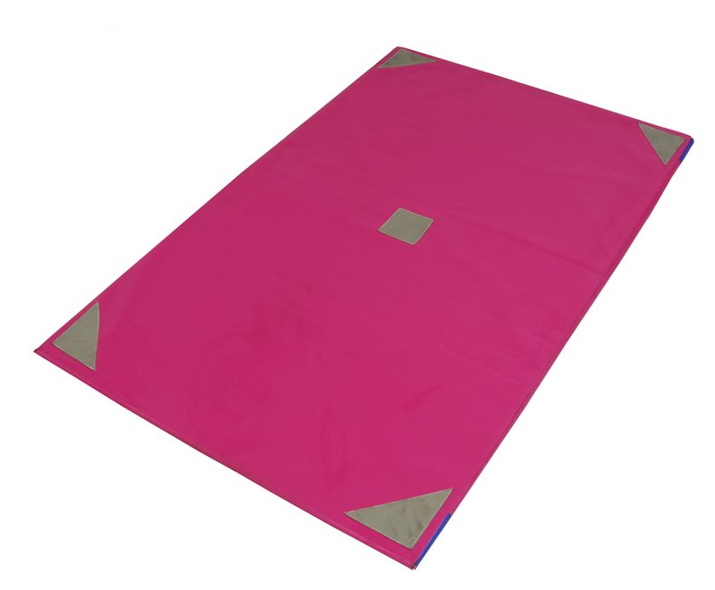 Sure Shot Lightweight Gym Mat 6ft x 4ft x 1 Inch Pink McKeever Sports UK