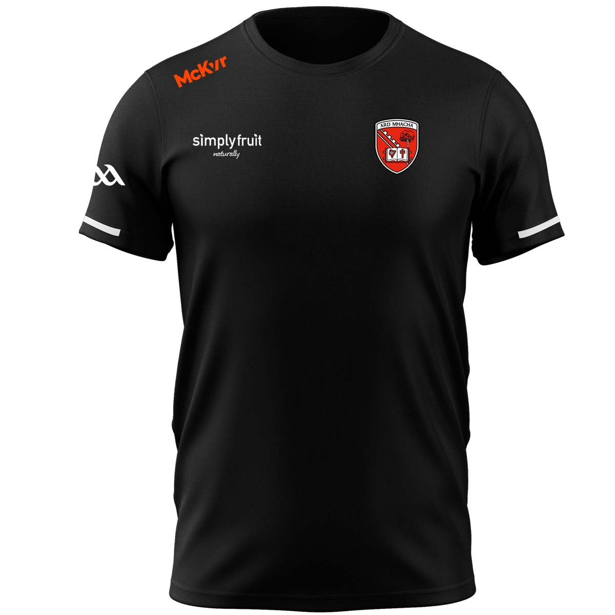 Mc Keever Armagh GAA Official Vital Training T-Shirt - Adult - Black/White