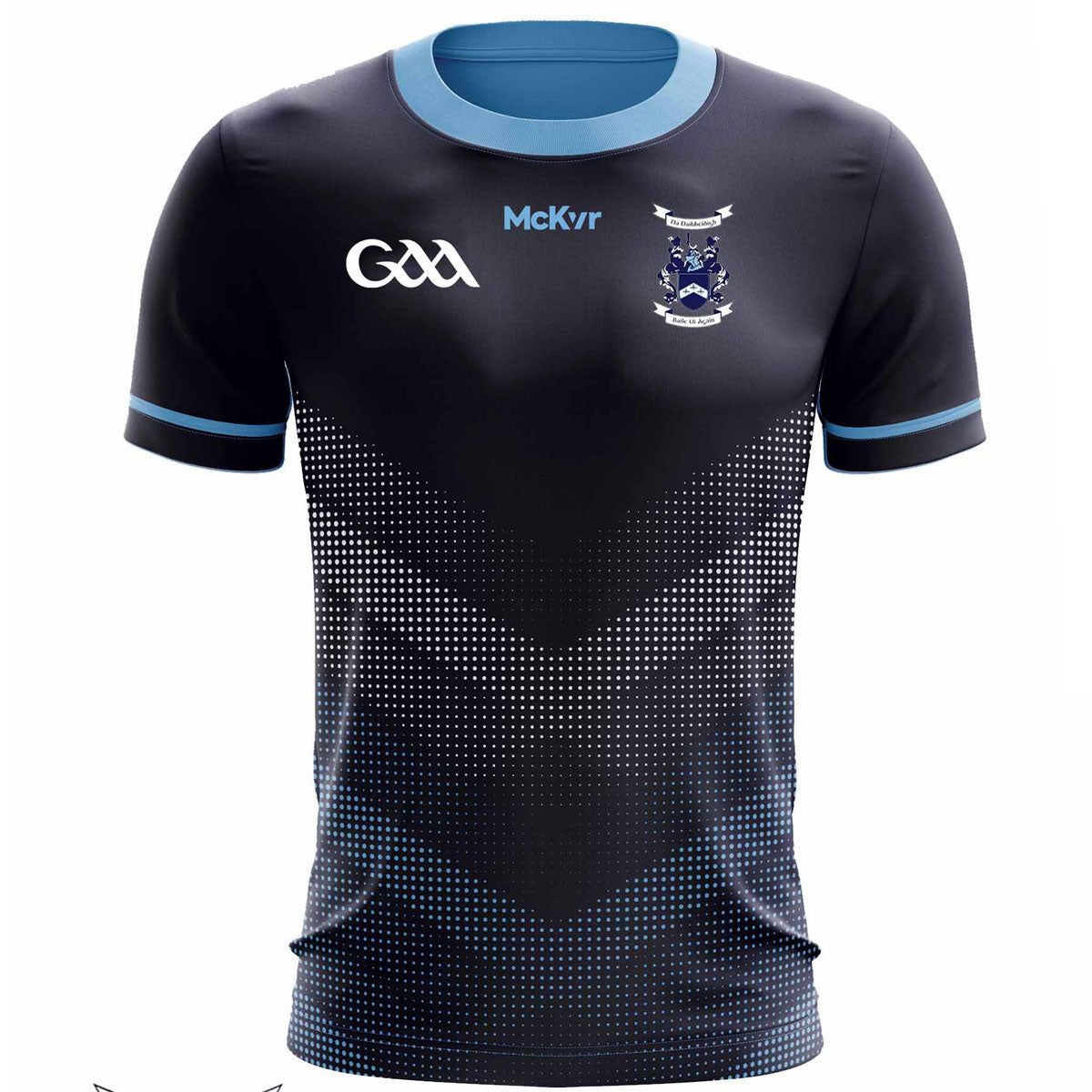 Mc Keever Ballyhegan Davitts GAA Training Jersey - Adult - Navy Matrix