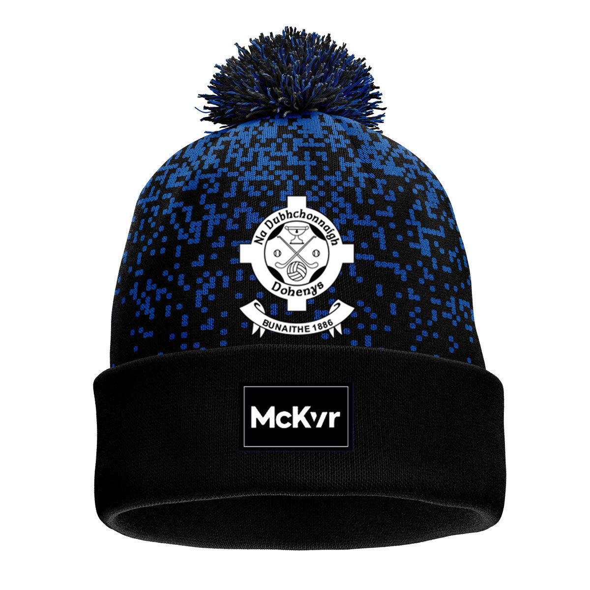 Mc Keever Doheny's GAA Core 22 Bobble Hat - Adult - Black/Blue ...