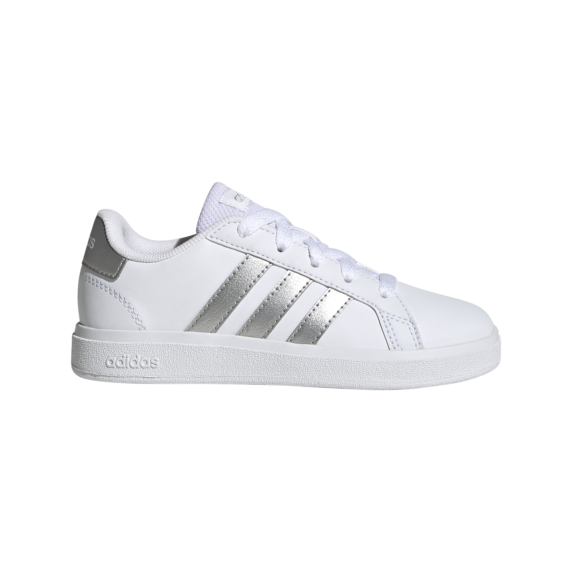 Girls white store addidas trainers