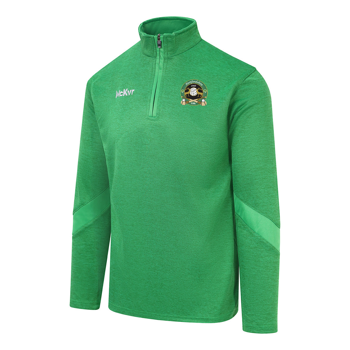 Mc Keever Hertfordshire GAA Core 22 1/4 Zip Top - Youth - Green