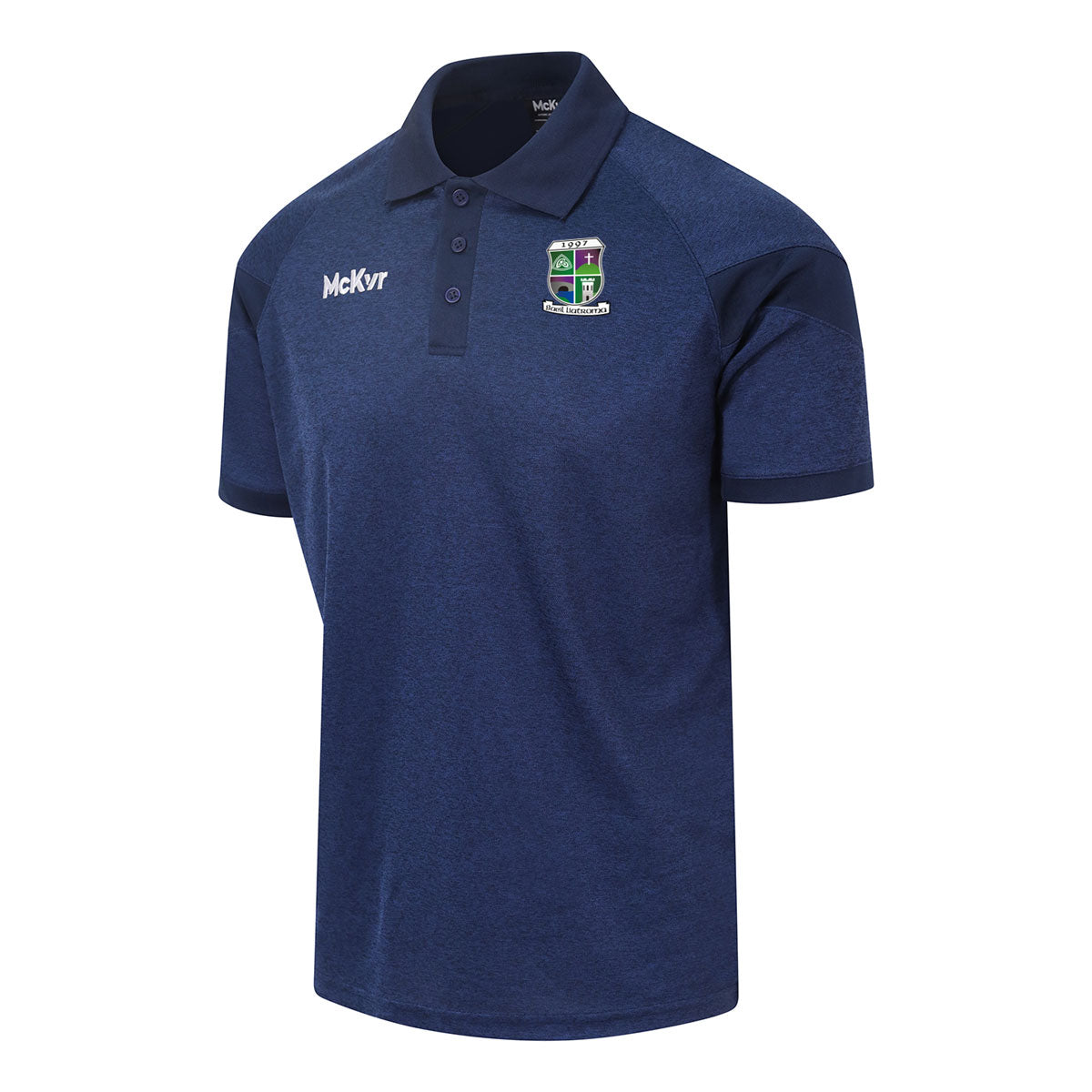 Mc Keever Leitrim Gaels GAA Core 22 Polo Top - Adult - Navy