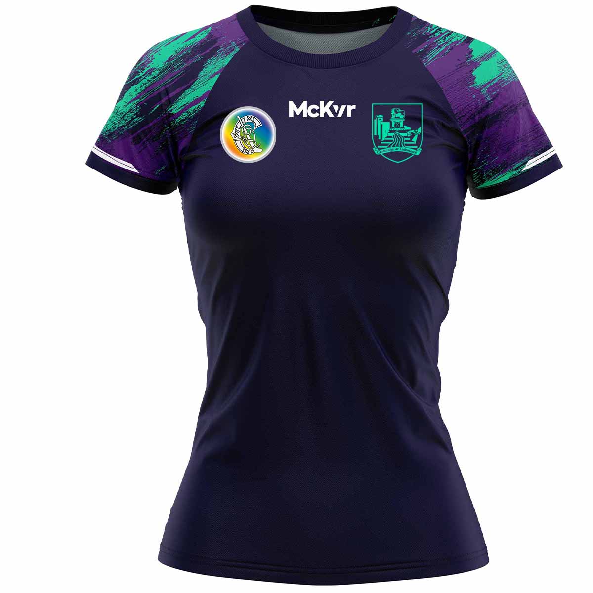 Mc Keever Limerick Camogie Official Training Jersey - Youth - Navy/Purple