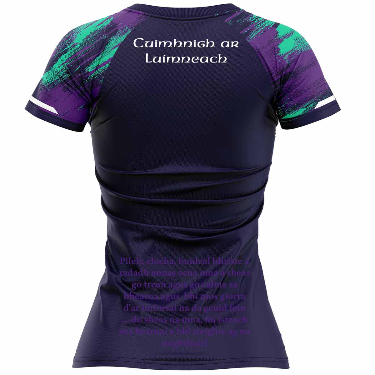 Mc Keever Limerick Camogie Official Training Jersey - Adult - Navy/Purple