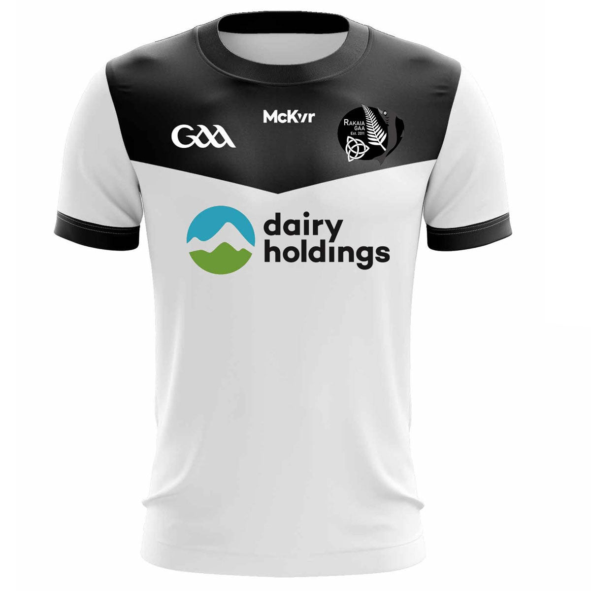 Mc Keever Rakaia GAA Goalkeeper Jersey - Adult - White/Black