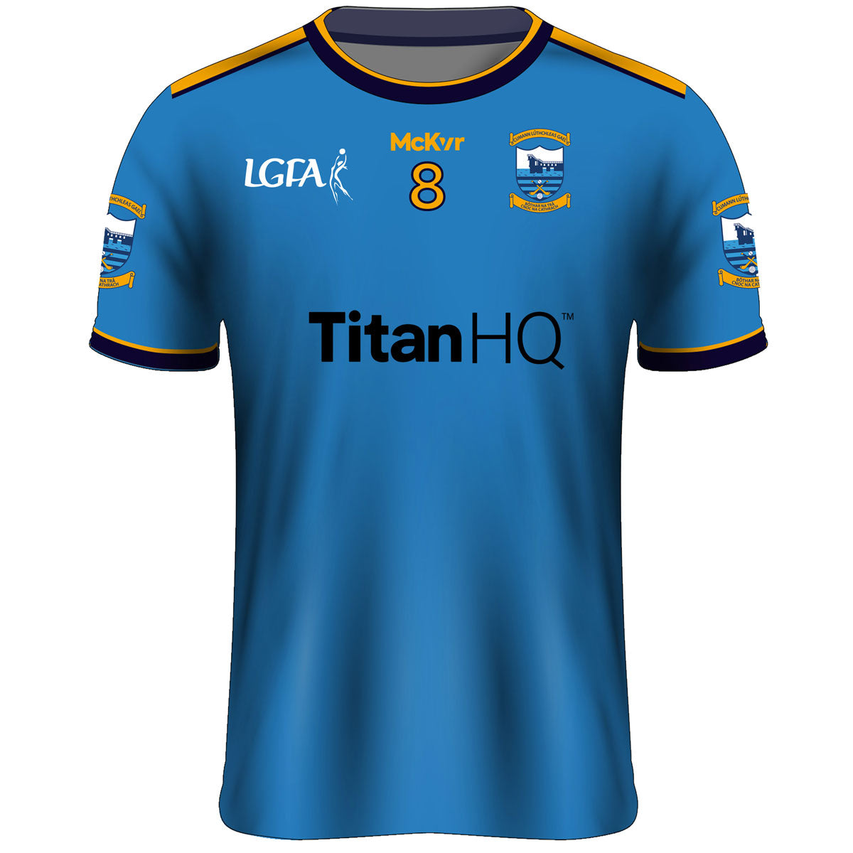 Mc Keever Salthill Knocknacarra LGFA Numbered Home Jersey - Womens - Blue