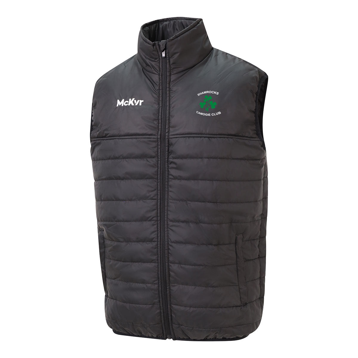 Mc Keever Shamrocks Camogie - Galway Core 22 Padded Gilet - Youth - Black