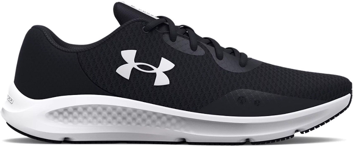 Under Armour Charged Pursuit 3 Running Shoes - Womens - Black/Black/White